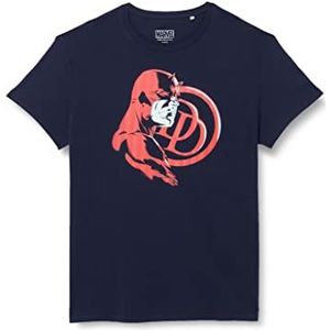 Marvel MEMARCOTS244 T-shirt, Navy, XL, heren, Marine, XL