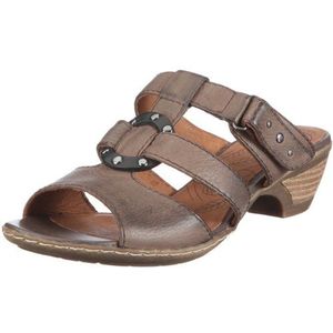 Jana Natuurlijke, damesklompen en muiltjes, Braun Bruin, 38 EU