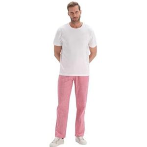 Dagi Heren Cotton Pyjama Bottom, Rood, S, rood, S