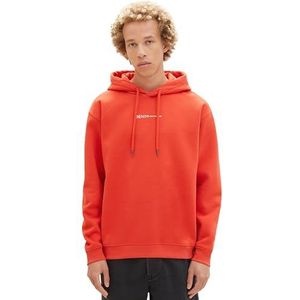 TOM TAILOR Denim Sweatshirt voor heren, 11487 - Clean Red, M