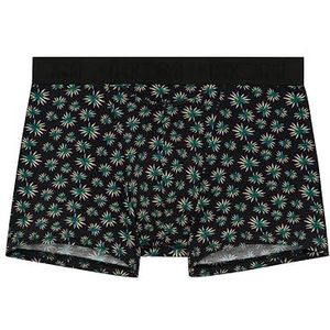 HOM - Dizzy - Boxerbriefs - Zwart - Katoenmodal - Botanische Microprint