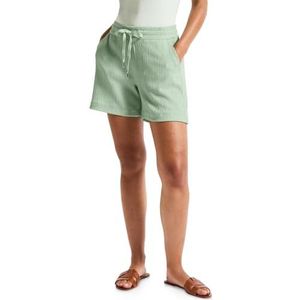 Street One - Structurele Shorts - Soft Jade Green - Korte Broek