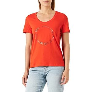 T-shirt met korte mouwen, Orange, 40