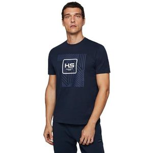 Hackett London Heren Hs Tape Polo T-Shirt, Blauw (Navy), 3XL, Blauw (zwart), 3XL