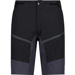 CMP - Bikebroek voor heren, bermuda met mesh-binnenvoering, mesh bike