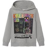 NKMJIZ Minecraft Sweat WH Box UNB BFU, gemengd grijs, 116 cm