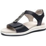 Merk - Model - Sandalen - Effen - Leer - Velcro Sluiting