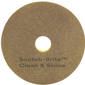 3M Scotch-Brite Clean & Shine Machine pads, reinigen en polijsten van vloeren, 460 mm diameter, 5 stuks