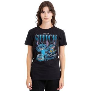 Disney Lilo en Stitch Homage dames T-shirt, zwart, medium, Zwart, M