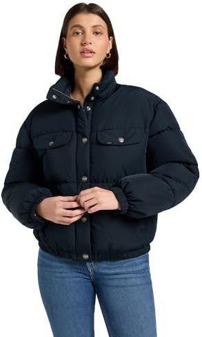 Lee RIDER PUFFER JAS, zwart B, L