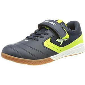 KangaROOS Unisex K5-Court Ev Sneakers voor kinderen, Dk Navy Lime, 29 EU