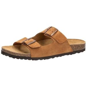 Lico Herenslippers Alvaro, bruin 01, 46 EU