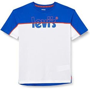 Levi's Kids Jongen Lvb Gekleurde Split Graphic TEE, Surf op het web Blauw, 3 Jaren