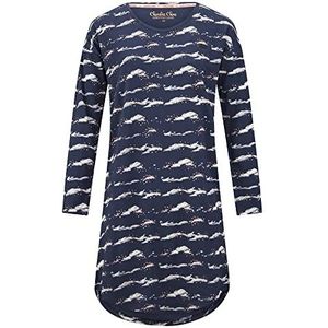 Charlie Choe Ladies Pajamas pyjama indigo + AOP, S