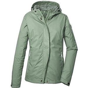 killtec Dames Functioneel jack/outdoorjack met capuchon KOS 68 WMN JCKT, light mint, 40, 41347-000