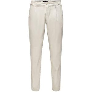 ONLY & SONS Heren Chino Classic 3232Silver Lining