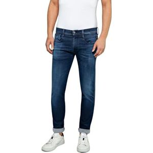 Replay heren Jeans Anbass Hyper Cloud, blauw (Dark Blue 0072), 29W / 30L