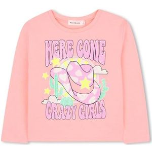 Billieblush U21401 T-shirt voor meisjes, Perzikkleur, 5 Jaren
