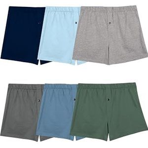 Fruit of the Loom Gebreide boxershorts, zonder etiketten, relaxed fit, vochtafvoerend, diverse kleuren, multipacks, S