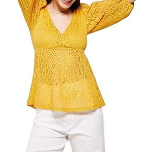 Springfield T-shirt, Gele print, S