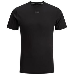 JACK & JONES Jcocnz Baselayer SS Tee, zwart, L