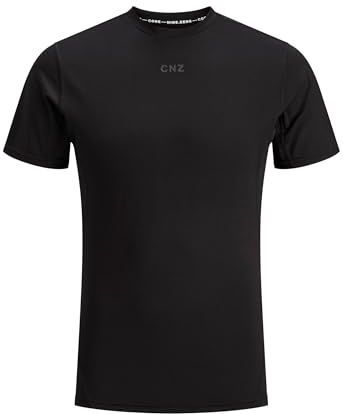 JACK & JONES Jcocnz Baselayer SS Tee, zwart, L