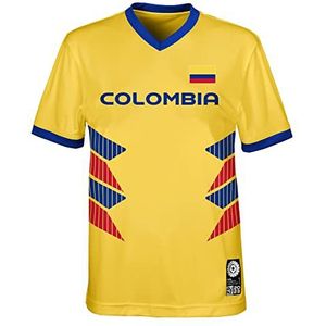 FIFA Unisex Official 2023 Women's Football World Cup Kids Team Shirt, Colombia T-shirt (1 stuk)