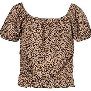 Garcia Kids Meisjes-T-shirt met korte mouwen, warm tan, 176, Warm dan, 176 cm