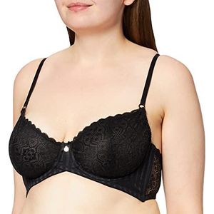 s.Oliver RED LABEL Bodywear LM Amelie voorgevormde beha voor dames, zwart, 85C