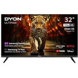 DYON ULTIMAX 32H-TI-W HD Smart TV met Samsung Tizen OS, Triple Tuner (DVB-C/-S2/-T2), Samsung Smart Hub, Prime Video, Netflix, Disney+ [2025]