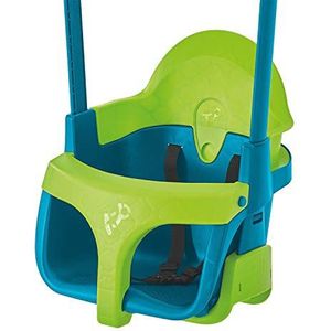 TP Toys TP900 maanden 4-in-1 verstelbaar Quadpod babyschommelzitje van 6 motten tot kinderen 8 jaar, groen-blauw, eenheidsmaat