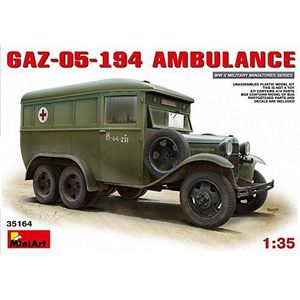 Miniart 1:35 Schaal GAZ-05 194 Ambulance Plastic Model Kit