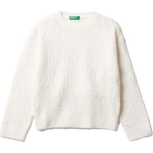 United Colors of Benetton Shirt G/C M/L, Wit, 130 cm