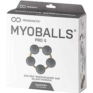 MyoBalls Unisex - volwassenen Pro 5 gymnastiekbal, zwart, 5