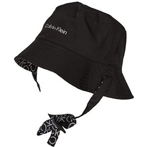 Calvin Klein Dames TPU Branding Emmer HAT MN, Zwart Mono Mix, One Size