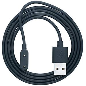 System-S USB 2.0 kabel in zwart laadstation oplaadkabel voor Huawei Honor 6 Smartwatch