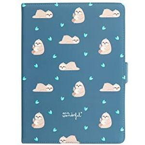 Mr Wonderful Hoes voor Samsung Galaxy Tab A 10.1 2019 (SM-T510/T515), Folio Stand Ultradun TPU Leather Smart Cover voor Galaxy Tab A Case 10 inch, luile