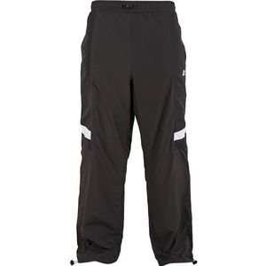 Starter - Black Label - Broek - Zwart/Wit - Elastische Taille/Zoom, Zakken aan de Zijkant