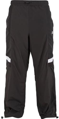 Starter - Black Label - Broek - Zwart/Wit - Elastische Taille/Zoom, Zakken aan de Zijkant