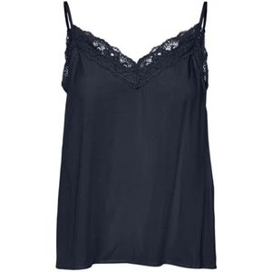 VERO MODA Vmrusk Lace Singlet WVN Ga Top voor dames, navy blazer, XS