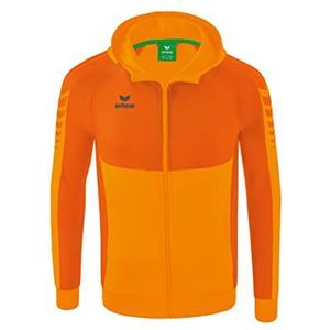 Erima uniseks-kind Six Wings trainingsjack met capuchon (1032212), new orange/oranje, 152