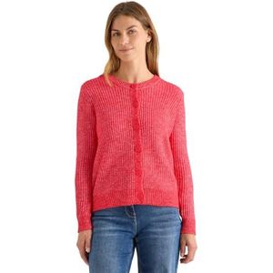 Cecil - Gemêleerd Vest - Rood - Dames