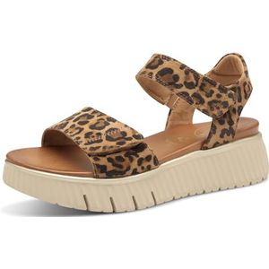 TAMARIS Comfort Sandalen - Luipaard - Hallux-Vriendelijk - Hoogwaardig Materiaal