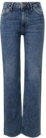 s.Oliver Sales GmbH & Co. KG/s.Oliver Karolin Jeans voor dames, rechte pijpen, rechte pijpen, karolin rechte pijpen, blauw, 34W x 34L