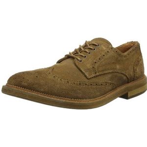 SELECTED HOMME Sel Christoph Suede Shoe I 16035750 heren lage veterschoenen, Bruin Tan, 46 EU