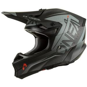 O'NEAL | Motocross Helm | MX Enduro | Lichtgewicht Carbon Fiber Shell, Veiligheidsnormen ECE 22.05, Helmtas Meegeleverd | 10SRS Carbon Prodigy V.22 Volwassenen Helm | Zwart Neon Geel | Maat M