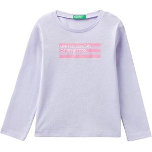 United Colors of Benetton T-shirt voor meisjes en meisjes, kaasjeskruid 26, 116