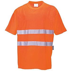 Portwest S172 Katoen Comfort T-Shirt, Normaal, Oranje, Grootte XXXL