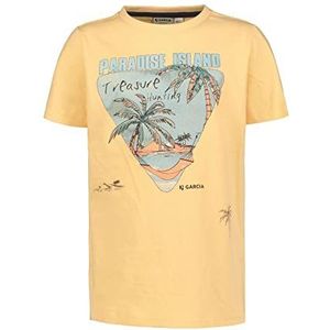 Garcia Kids Jongens T-shirt met korte mouwen, Corn, 92/98, Corn, 92 cm
