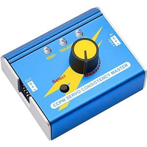 YUNIQUE NEDERLAND Digitale Servo Tester DC 4.8V-6V RC Multifunctionele Aluminium Case Servo Controller CCPM Test voor ESC Servo Motor